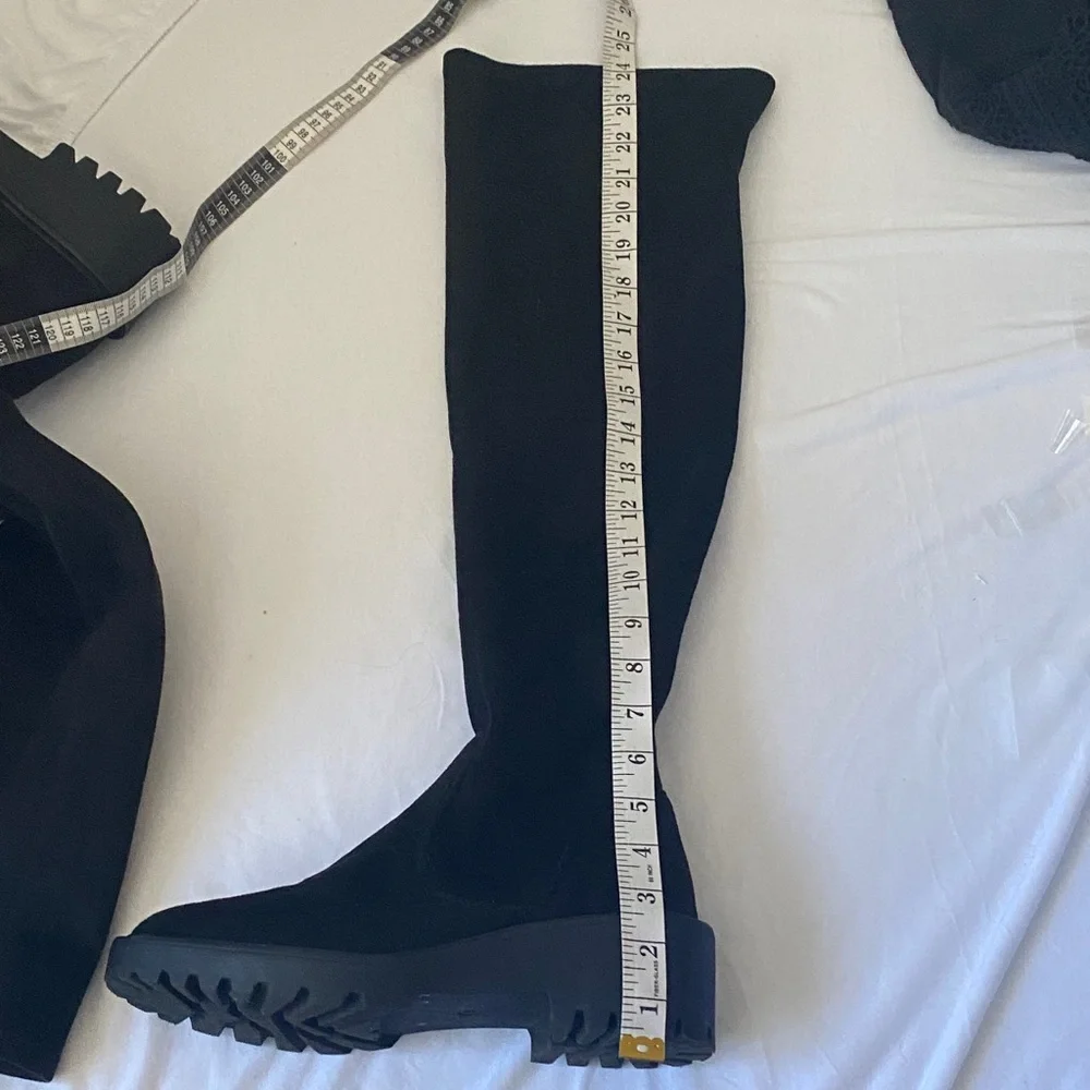 Elegant Black Over the Knee Boots